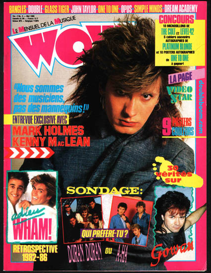WOW Mai 1986 - Platinum Blonde